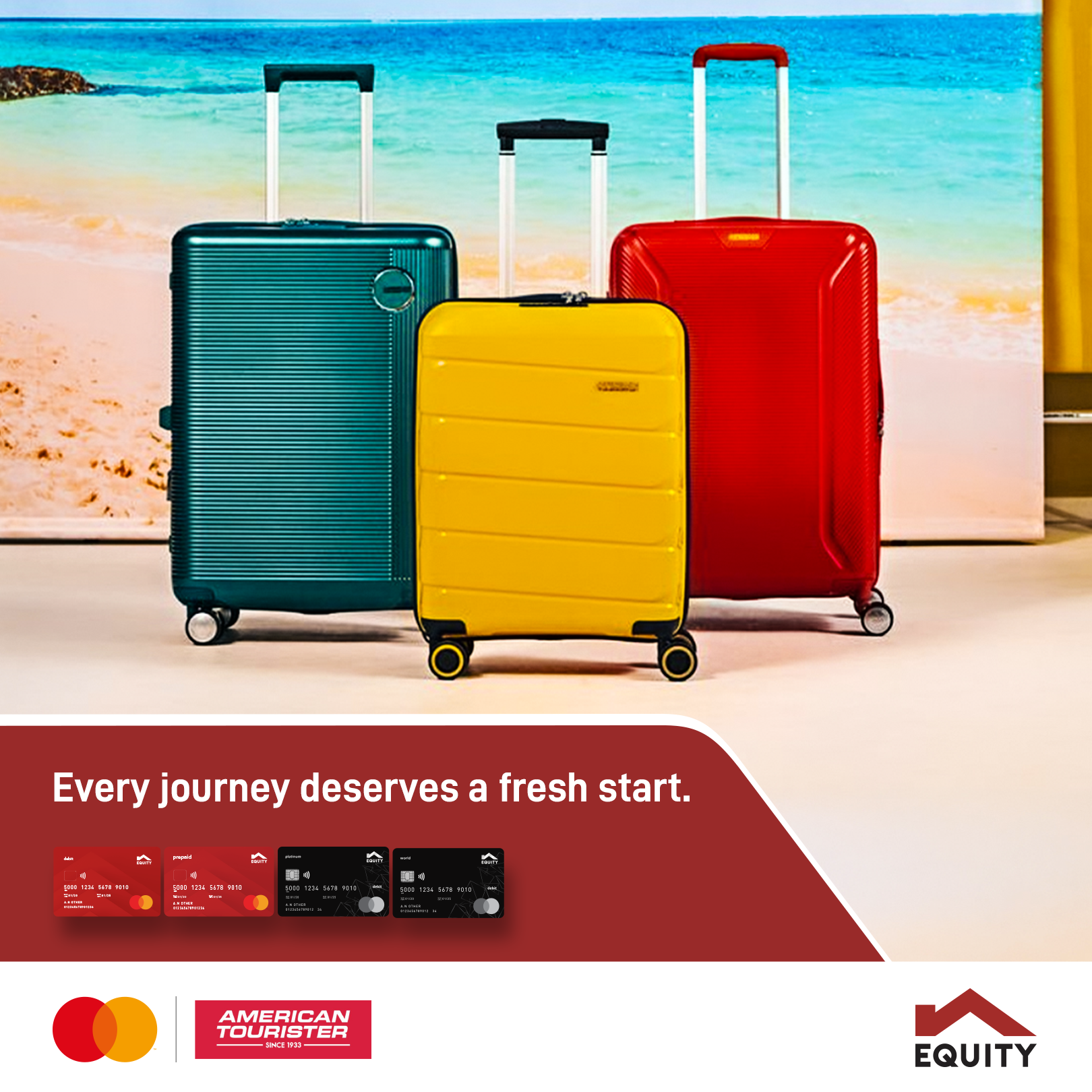 Equity Mastercard American Tourister