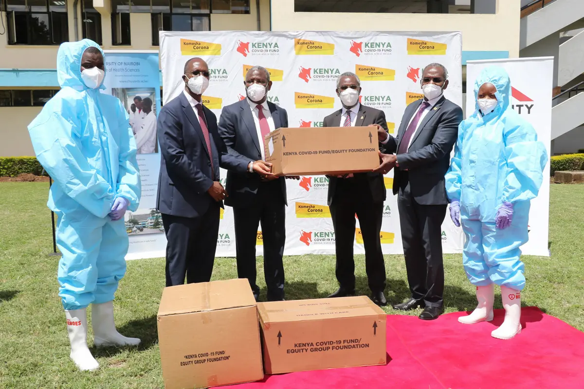 Equity Group Foundation And The Kenya COVID-19 Fund Board Kick Off Second Round of PPE Distribution To Public Hospitals, and Final Year Medical and Dental Students