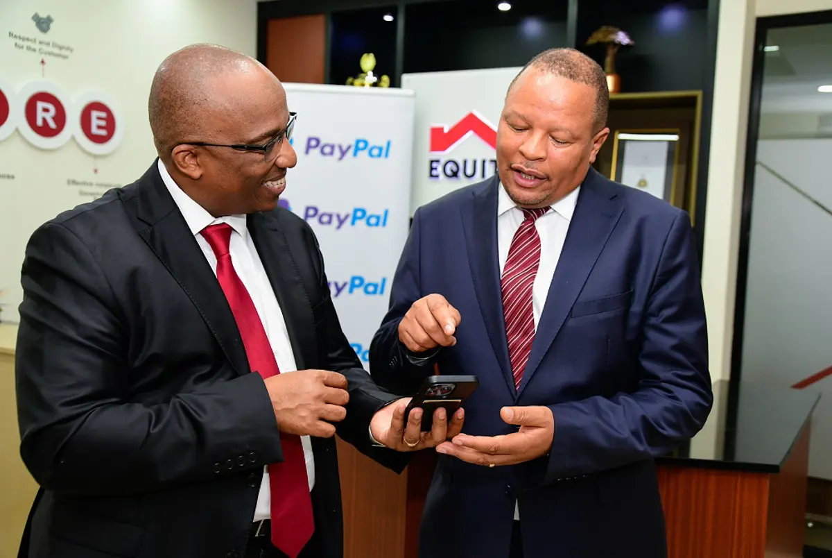 EQUITY LINKS PAYPAL WITHDRAWALS TO EQUITY MOBILE APP AND EQUITY ONLINE ENHANCING CUSTOMER EXPERIENCE